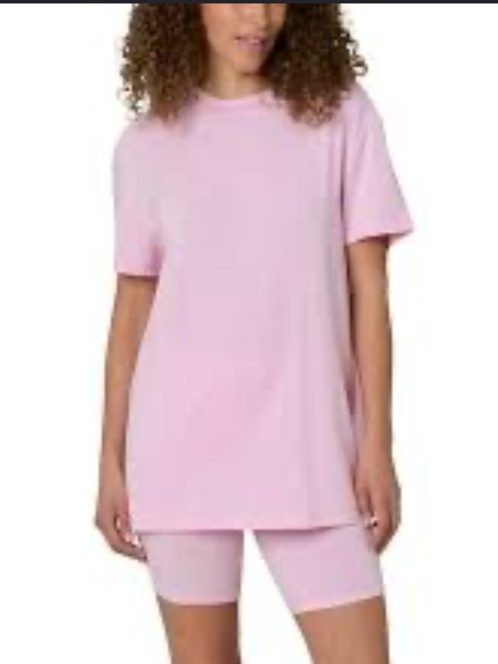 Loft loungewear set featuring bike shorts